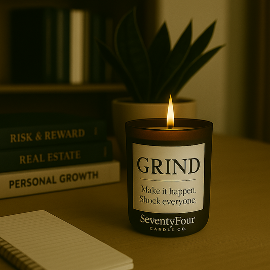 GRIND  – Luxury Affirmation Candle | SeventyFour Candle Co.