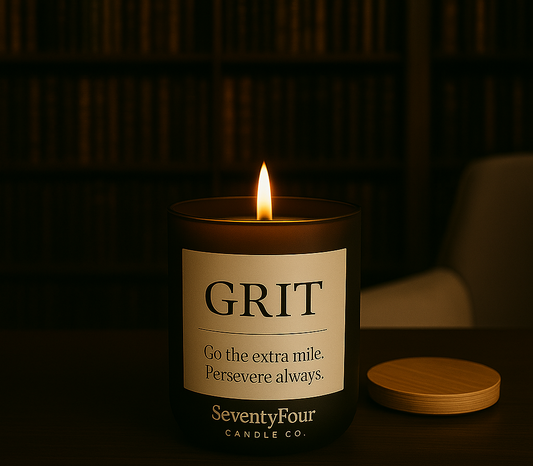 GRIT – Luxury Affirmation Candle | SeventyFour Candle Co.