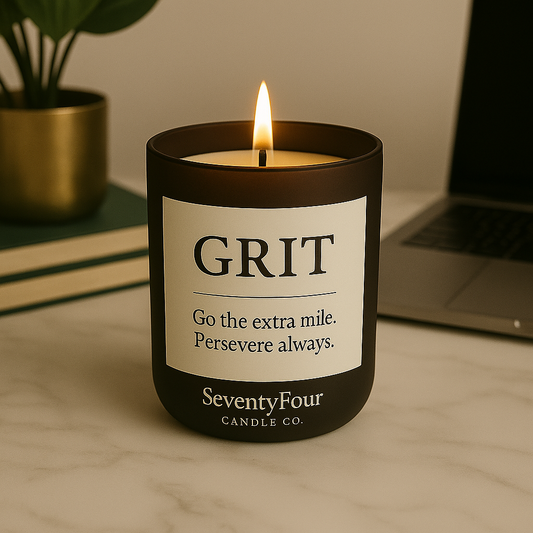 GRIT – Luxury Affirmation Candle | SeventyFour Candle Co.