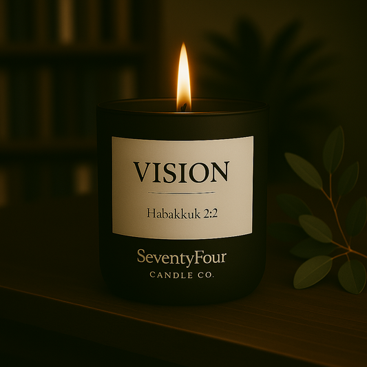 VISION – Luxury Affirmation Candle | SeventyFour Candle Co.