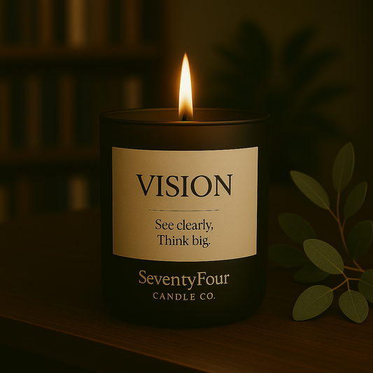 VISION – Luxury Affirmation Candle | SeventyFour Candle Co.